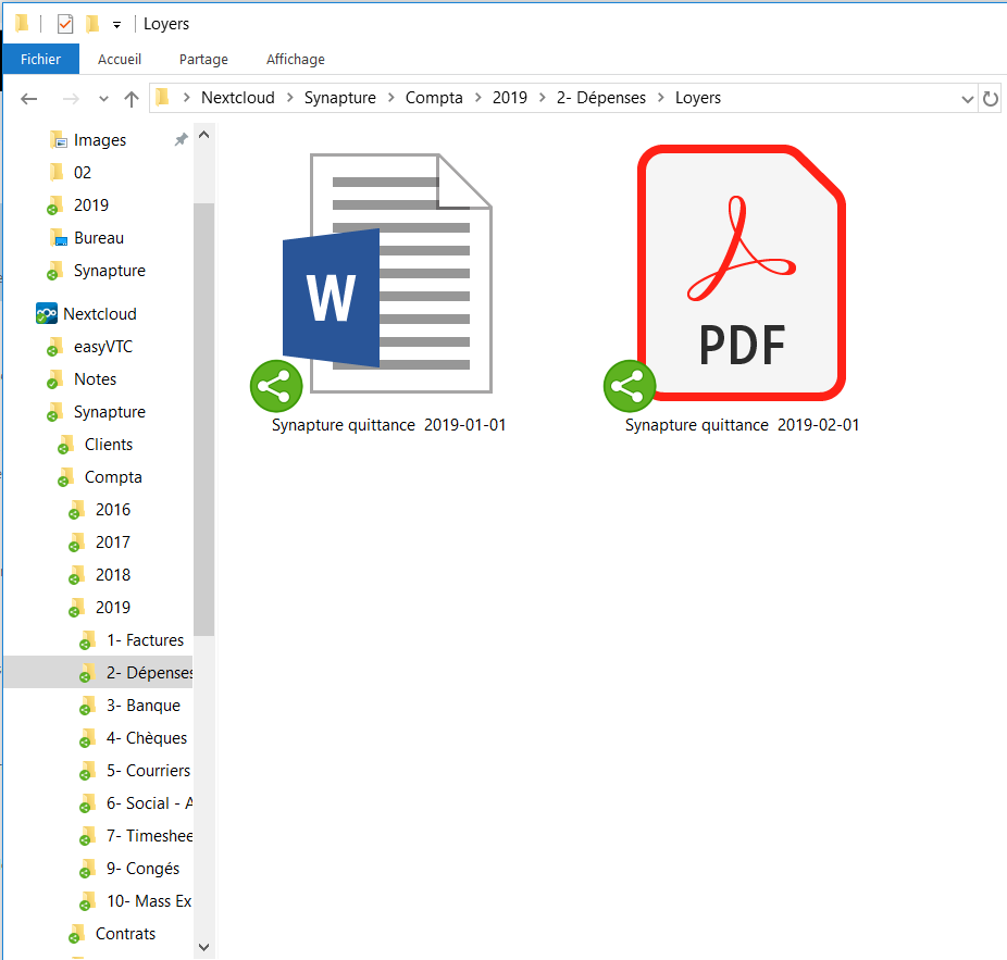 nextcloud screen nextcloud screen